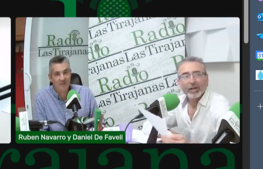 Entrevista en Radio Las tirajanas al presidente y vice presidente de Asiciación COMETAL